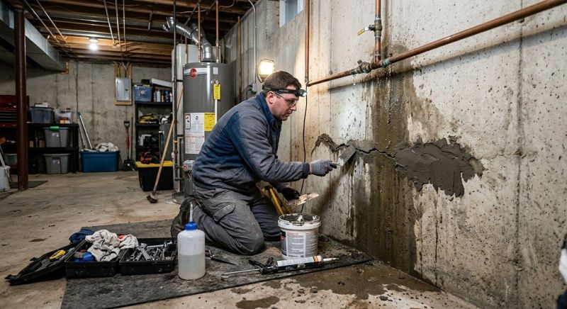 Basement Seepage Repair in Tuscaloosa, AL