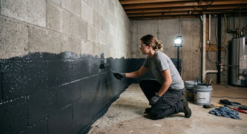 Wall Waterproofing in Greenville, SC