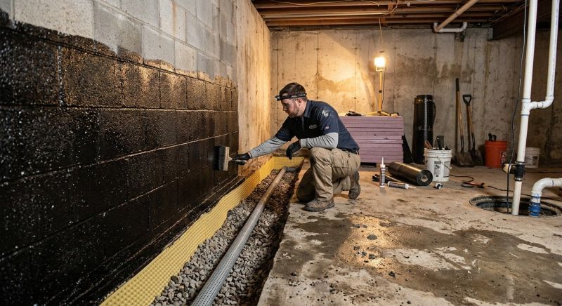 Wall Waterproofing in Greenville, SC