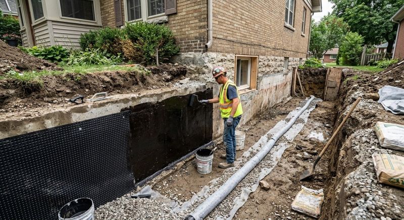 Wet Basement Repair in Fredericksburg, VA