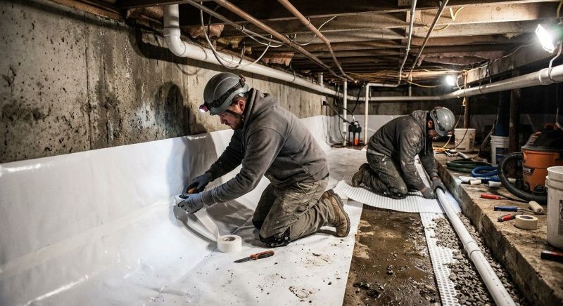Basement Waterproofing in Greenville, SC