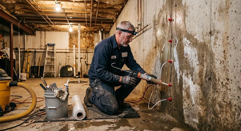 Wet Basement Repair in Grand Rapids, MI